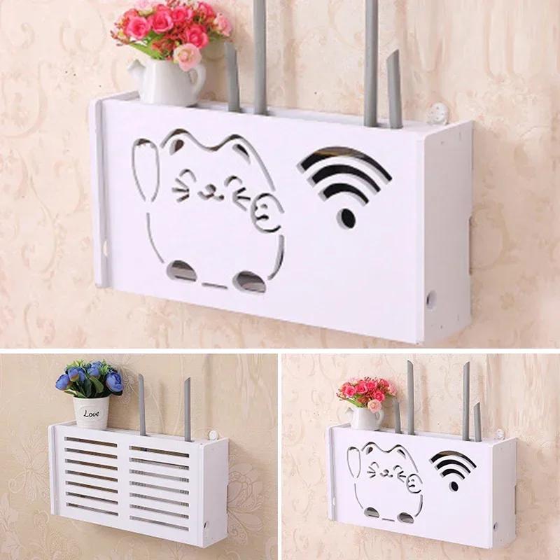 Wifi Router Storage Boxes Wire Box Organizers Wall Mounted Shelf Home Hanging Decor Cable Power Plug Storage Boxes Bins
Wifi Router Storage Boxes Wire Box Organizers Wall Mounted Shelf Home Hanging Decor Cable Power Plug Storage Boxes Bins