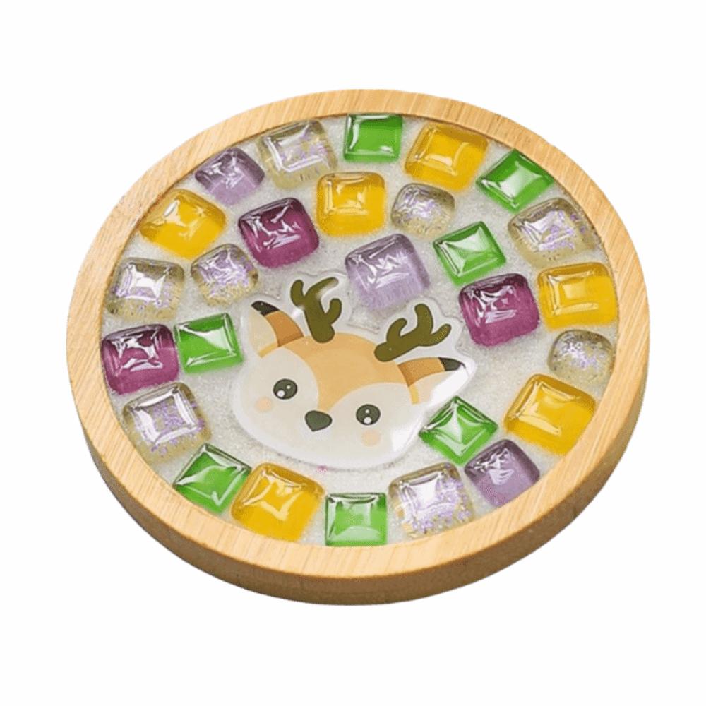 Parent-child Activity Mosaic Cup Mat Material Pack Mosaic Crystal Craft Tool Kit Children Gifts Style 4
Parent-child Activity Mosaic Cup Mat Material Pack Mosaic Crystal Craft Tool Kit Children Gifts Style 4