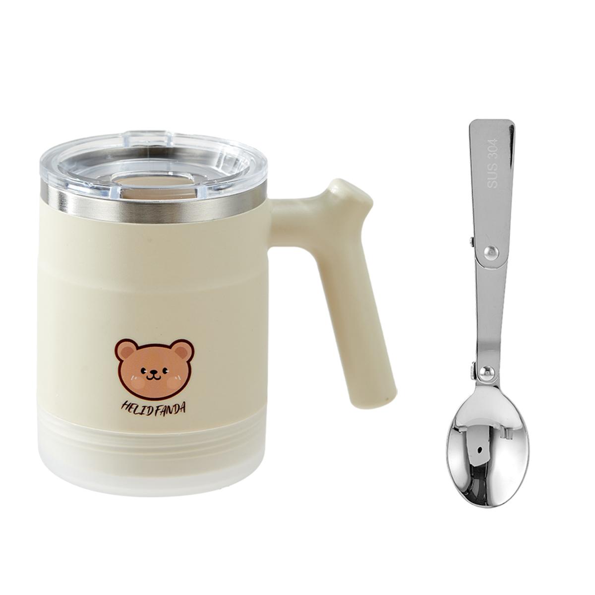 Кружка для молока и кофе из нержавеющей стали 304 со складной ложкой, милая чашка для воды с двойными стенками, портативная, прочная, герметичная чашка для питья 401-500ml
Кружка для молока и кофе из нержавеющей стали 304 со складной ложкой, милая чашка для воды с двойными стенками, портативная, прочная, герметичная чашка для питья 401-500ml