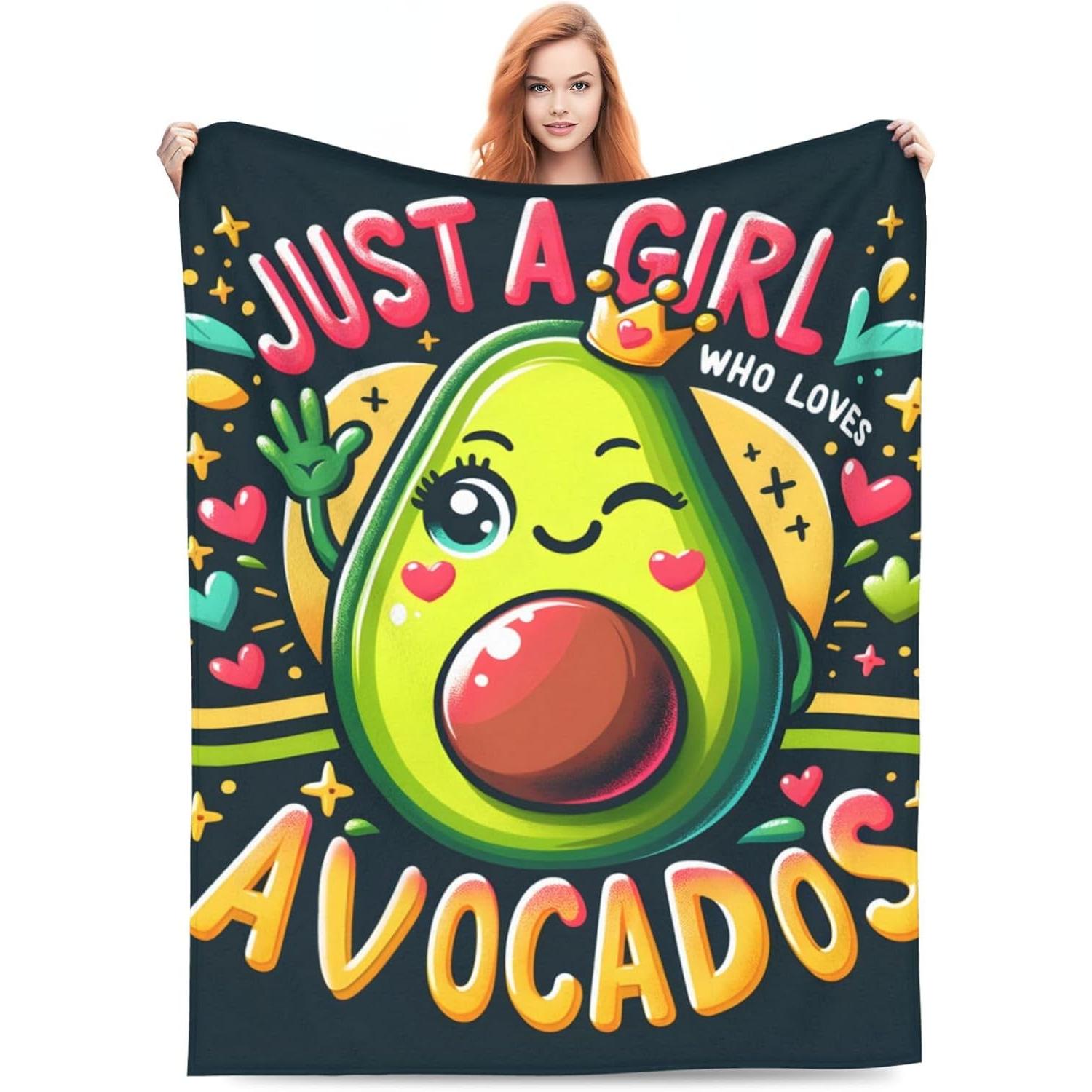 Avocado Fruit Blanket Just a Girl Who Loves Avocado Throw Blankets Gifts Soft Comfy Lightweight for Home Decor Couch Bed Sofa 60 75x90cm
Avocado Fruit Blanket Just a Girl Who Loves Avocado Throw Blankets Gifts Soft Comfy Lightweight for Home Decor Couch Bed Sofa 60 75x90cm