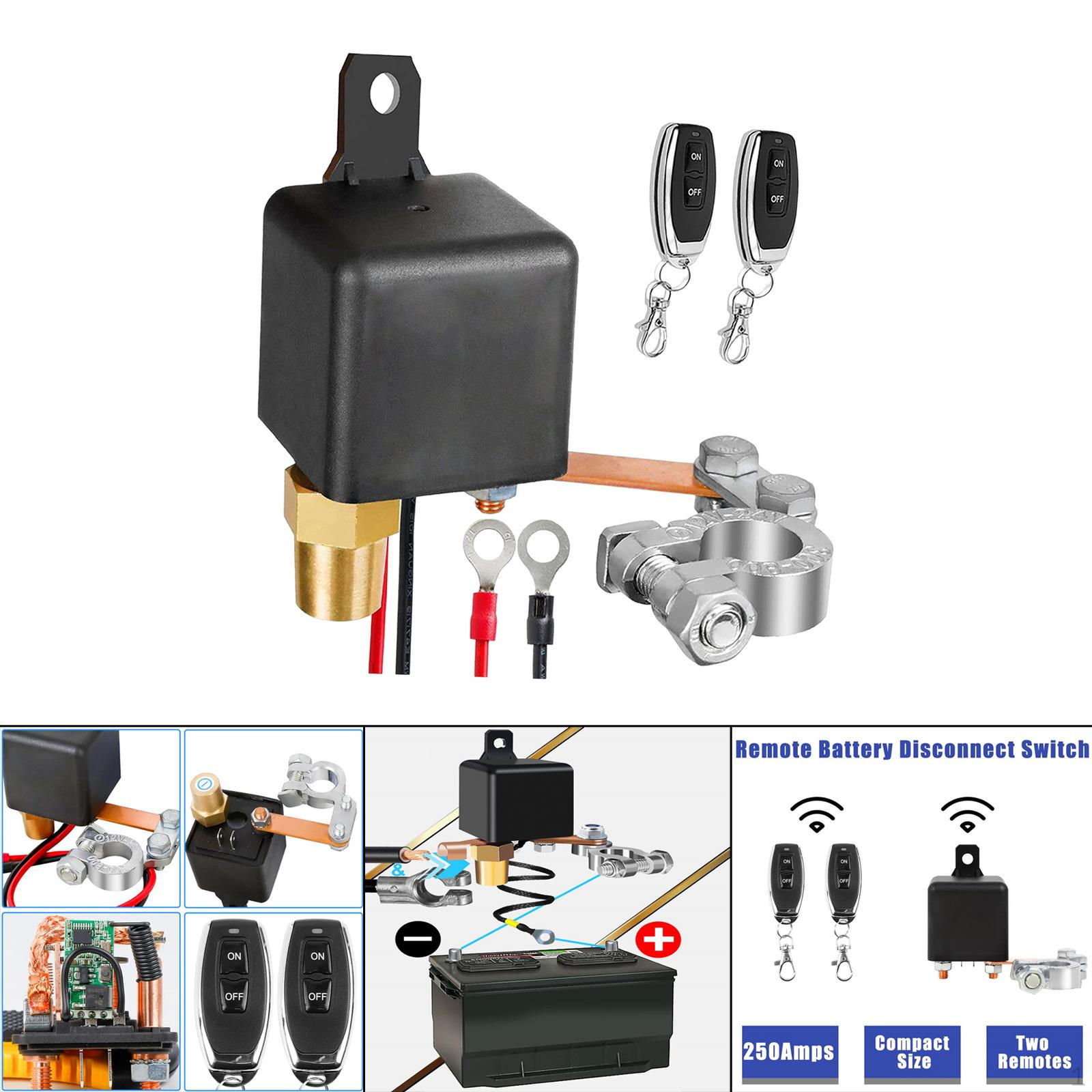 12V Universal Remote Battery Disconnect Switch Cut Off Isolator for Car Style D
12V Universal Remote Battery Disconnect Switch Cut Off Isolator for Car Style D