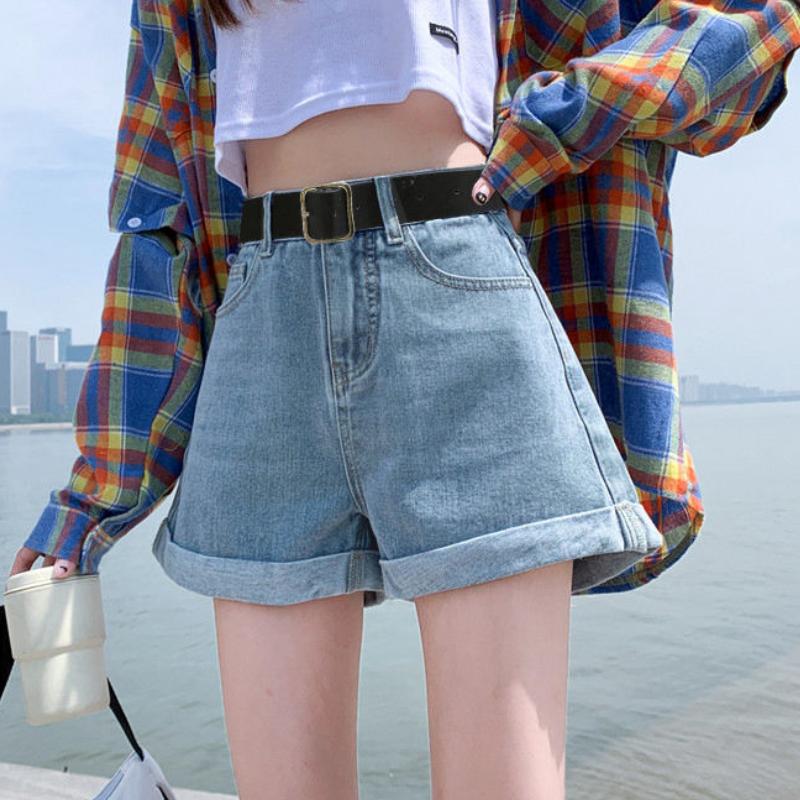 Women s Denim Shorts Korean Style Fashion Temperament Y2K Super High Waist Thin Summer Casual Loose Shorts Female Simple
Women s Denim Shorts Korean Style Fashion Temperament Y2K Super High Waist Thin Summer Casual Loose Shorts Female Simple