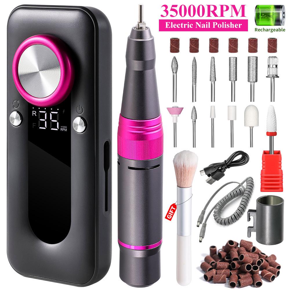 Rechargeable Portable Nail Polish Remover & Shaper, 35000 RPM for Home & Salon Use сірий колір
Rechargeable Portable Nail Polish Remover & Shaper, 35000 RPM for Home & Salon Use сірий колір