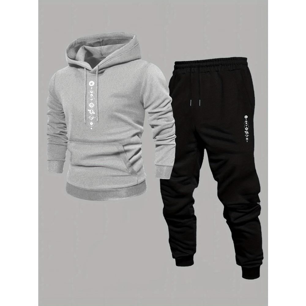 Warm Autumn and Winter Men s Printed Hooded Sweatshirt Set, Paired with Couple Sports Pants, Drawstring Two Piece Set Irreplaceable S
Warm Autumn and Winter Men s Printed Hooded Sweatshirt Set, Paired with Couple Sports Pants, Drawstring Two Piece Set Irreplaceable S