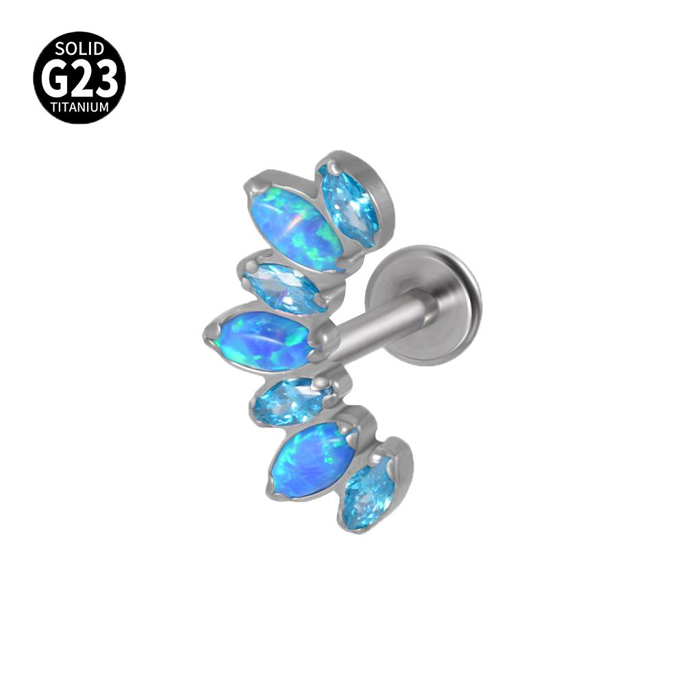 1PC ASTM F136 Titanium Cartilage Earring Piercing Marquise CZ Zircon Internally Thread Labret Ear Tragus Body Jewelry 1.2x6mm
1PC ASTM F136 Titanium Cartilage Earring Piercing Marquise CZ Zircon Internally Thread Labret Ear Tragus Body Jewelry 1.2x6mm