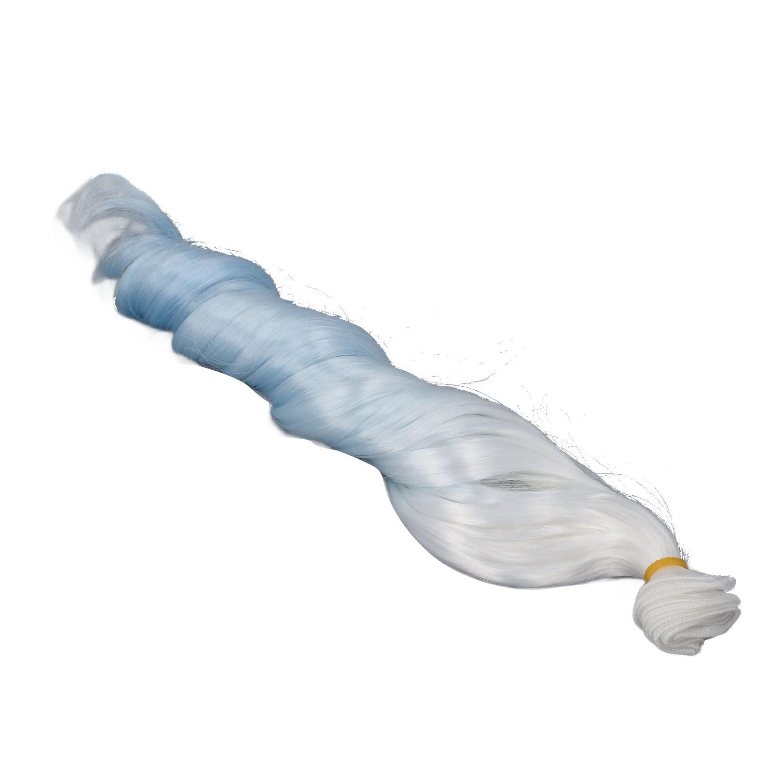 Doll Hair Weft White Blue Gradient 30cm Washable Soft Doll Wigs Hair Row for Handcraft Roman Roll
Doll Hair Weft White Blue Gradient 30cm Washable Soft Doll Wigs Hair Row for Handcraft Roman Roll
