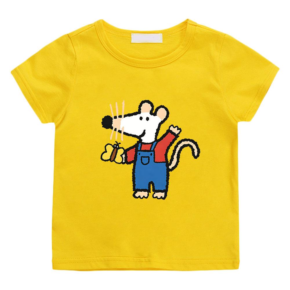 Maisy Mouse Kids 100%Cotton Cartoon Print T-shirt 2-12 Years Boys and Girls Kawaii Soft Short Sleeve Casual Tops Summer Toddler 160 жовтий
Maisy Mouse Kids 100%Cotton Cartoon Print T-shirt 2-12 Years Boys and Girls Kawaii Soft Short Sleeve Casual Tops Summer Toddler 160 жовтий