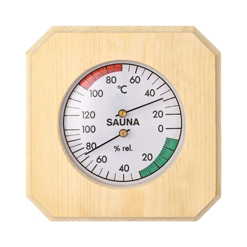 High Accuracy Wooden Temperature Humidity Gauges with Easy Installation Thermometers Hygrometer for Steam Room & Sauna 1
High Accuracy Wooden Temperature Humidity Gauges with Easy Installation Thermometers Hygrometer for Steam Room & Sauna 1