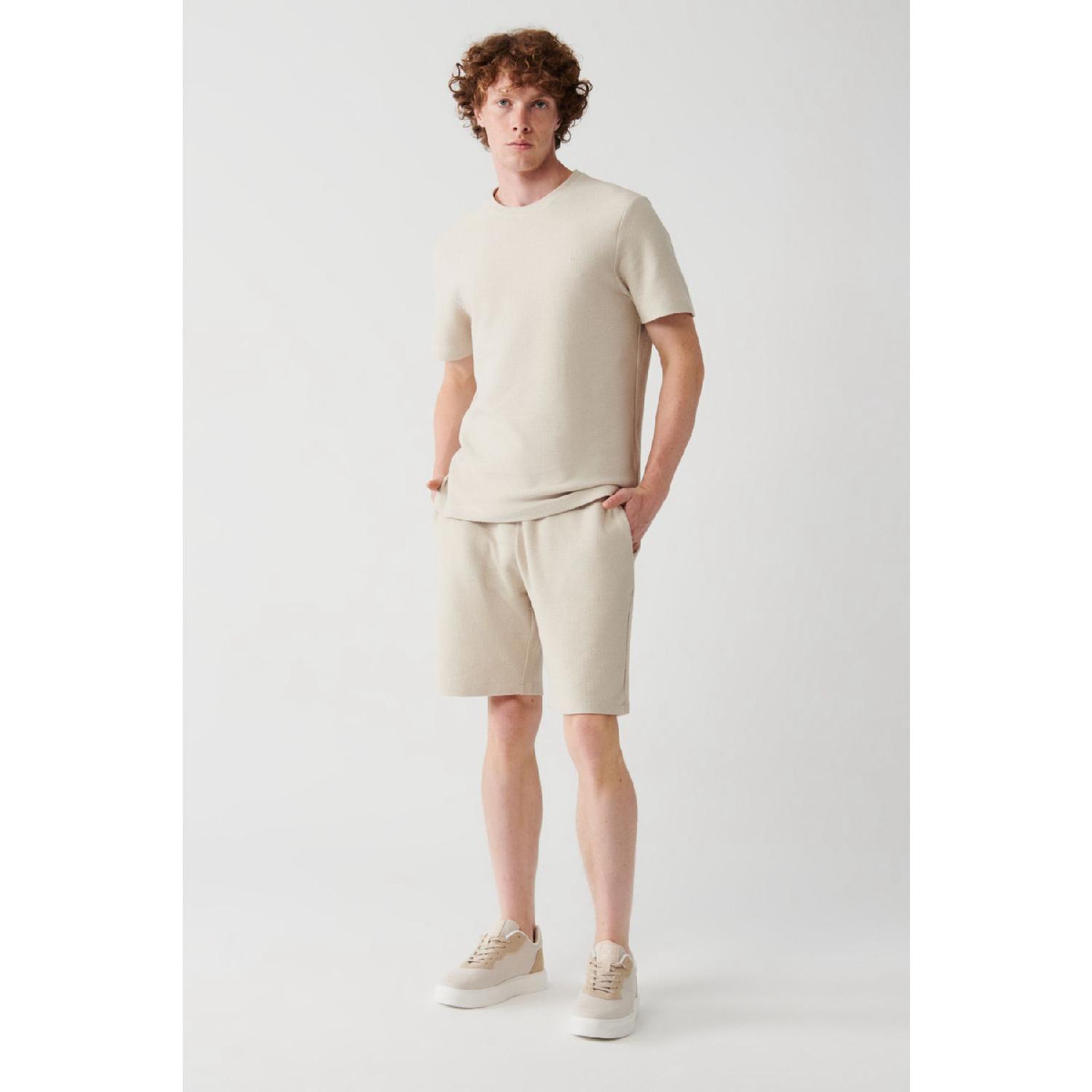 Men s Beige 100% Cotton Side Pocket Jacquard Regular Fit Daily Sports Shorts A31y3660 XS
Men s Beige 100% Cotton Side Pocket Jacquard Regular Fit Daily Sports Shorts A31y3660 XS