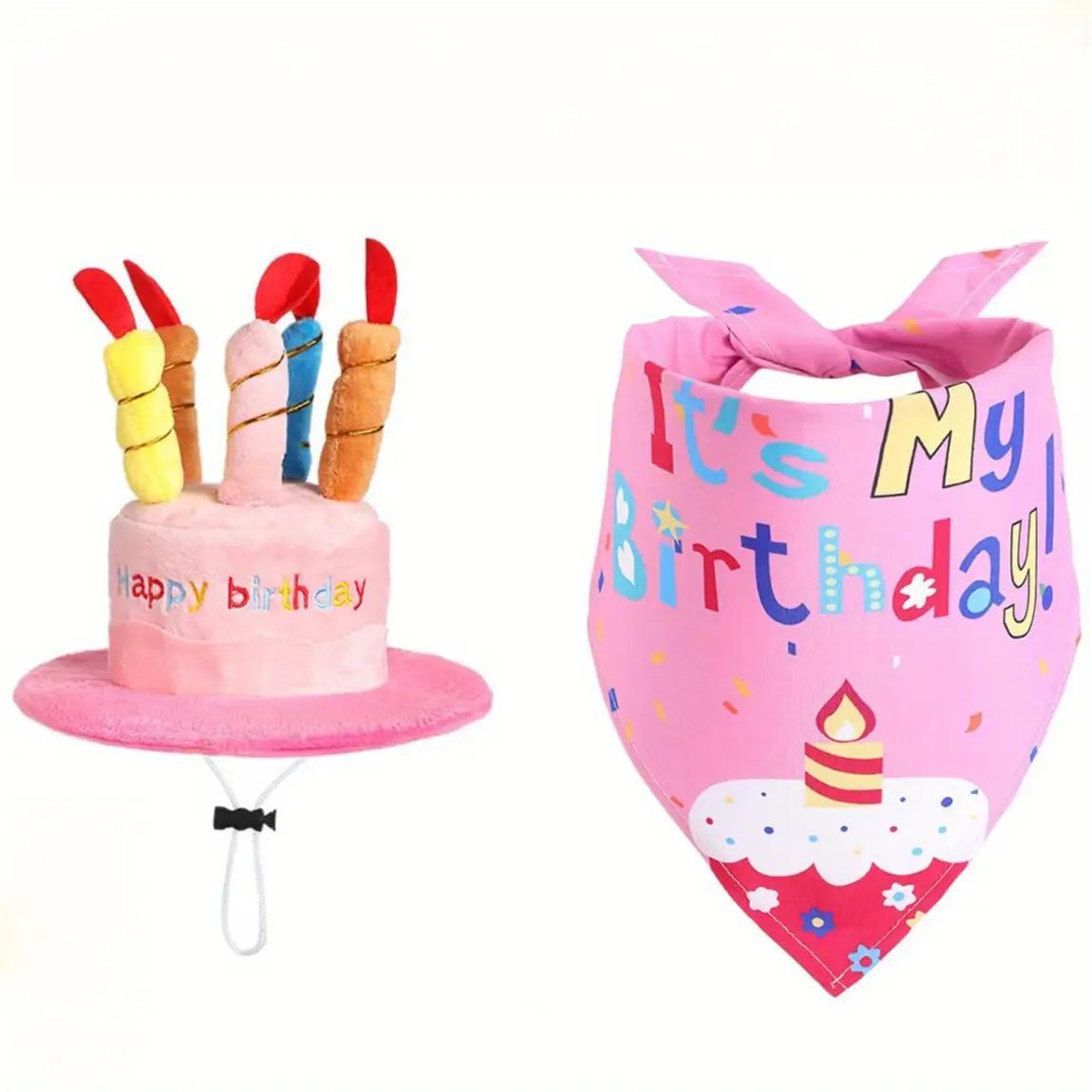 Colorful Candle Embellished Dog & Cat Hats with Adjustable Straps, Durable Polyester, Perfect for Birthday Celebrations & Photo Props, XS
Colorful Candle Embellished Dog & Cat Hats with Adjustable Straps, Durable Polyester, Perfect for Birthday Celebrations & Photo Props, XS
