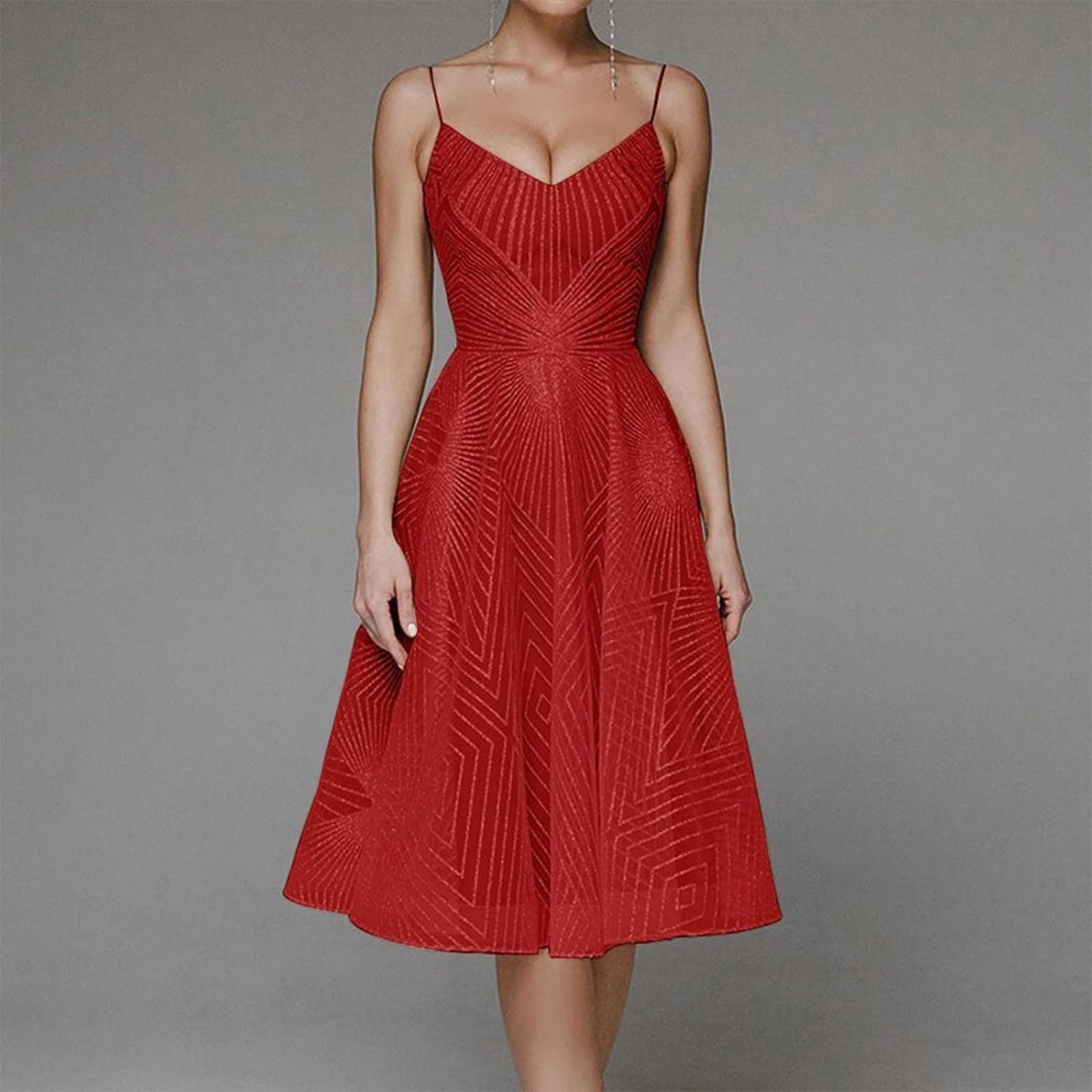 Women s Sexy Color Suspender Embroidered Sleeveless Party Fashion Dress XL червоний
Women s Sexy Color Suspender Embroidered Sleeveless Party Fashion Dress XL червоний
