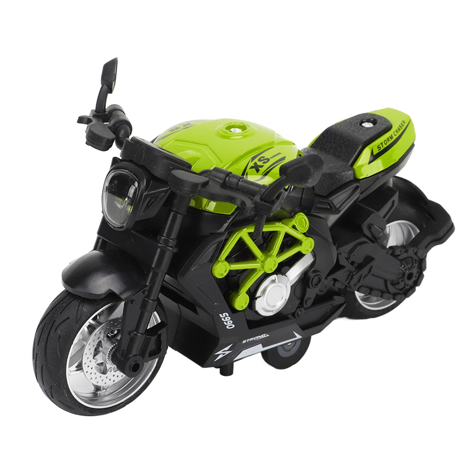 Alloy Motorcycle Model High Simulation Cool Sound Light Pull Back Motorcycle Toy for Kids Green зелений
Alloy Motorcycle Model High Simulation Cool Sound Light Pull Back Motorcycle Toy for Kids Green зелений