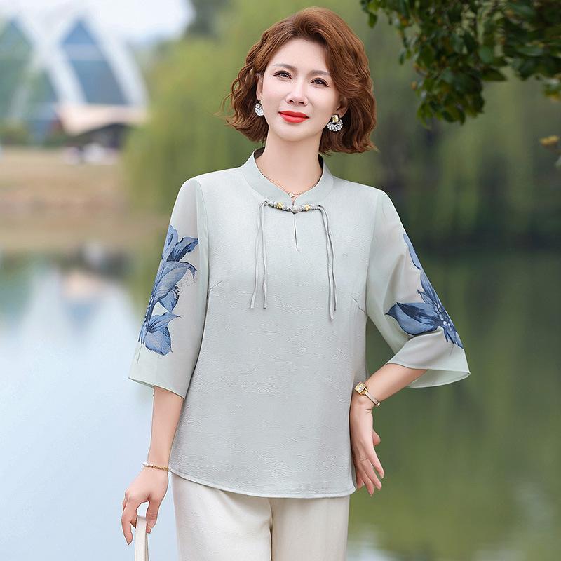 2026 Stylish Printed Stand-up Collar Outerwear for Moms - Slimming Fit 4XL (130-145 jin) світло-зелений колір
2026 Stylish Printed Stand-up Collar Outerwear for Moms - Slimming Fit 4XL (130-145 jin) світло-зелений колір