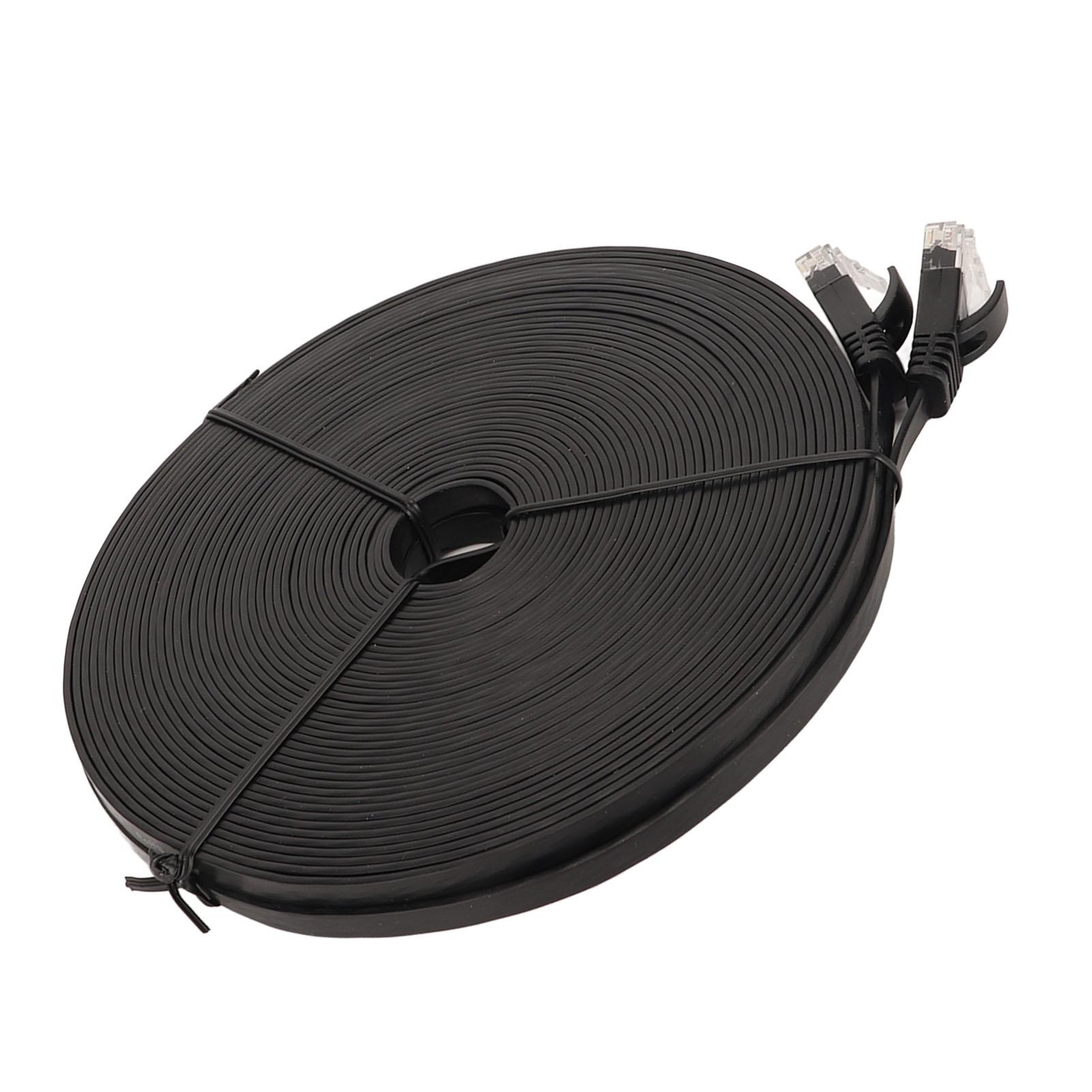 Гігабітний мережевий кабель довжиною 66 футів 1000 Мбіт/с Порт RJ45 Мережевий кабель CAT6 Кабель Ethernet для роутерів чорний
Гігабітний мережевий кабель довжиною 66 футів 1000 Мбіт/с Порт RJ45 Мережевий кабель CAT6 Кабель Ethernet для роутерів чорний