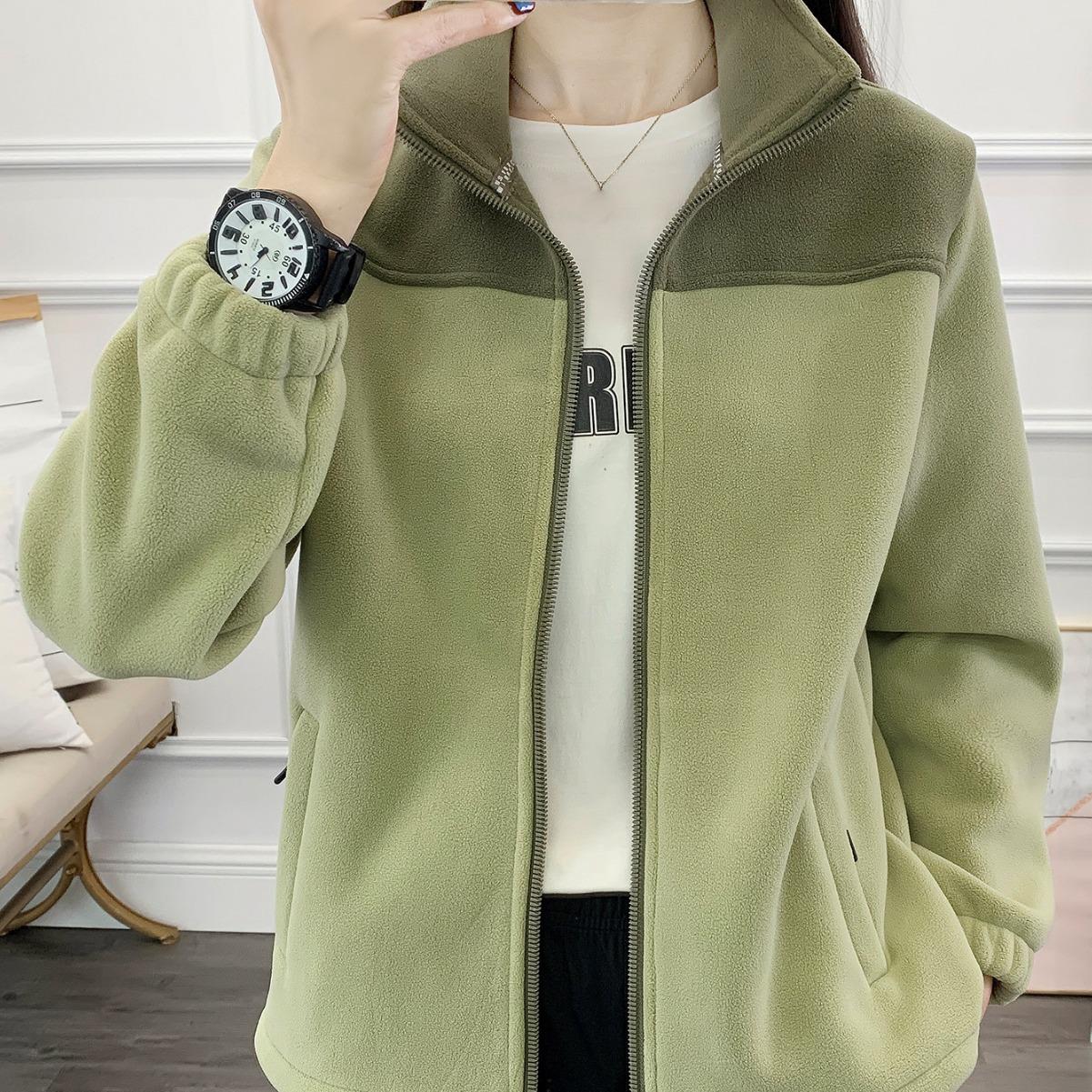 Oli Velvet Color-Block Fleece Jacket: Unisex Elastic Warm Windbreaker with Stand-Up Collar and Brushed Liner 4XL
Oli Velvet Color-Block Fleece Jacket: Unisex Elastic Warm Windbreaker with Stand-Up Collar and Brushed Liner 4XL