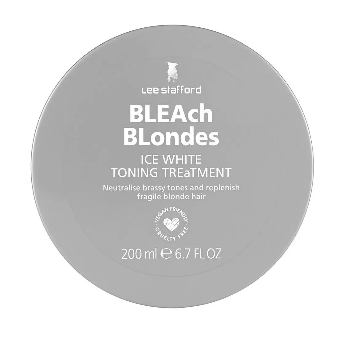 Маска для волосся із синім пігментом Bleach Blondes Ice White Toning Treatment Mask Lee Stafford 200 мл
Маска для волосся із синім пігментом Bleach Blondes Ice White Toning Treatment Mask Lee Stafford 200 мл