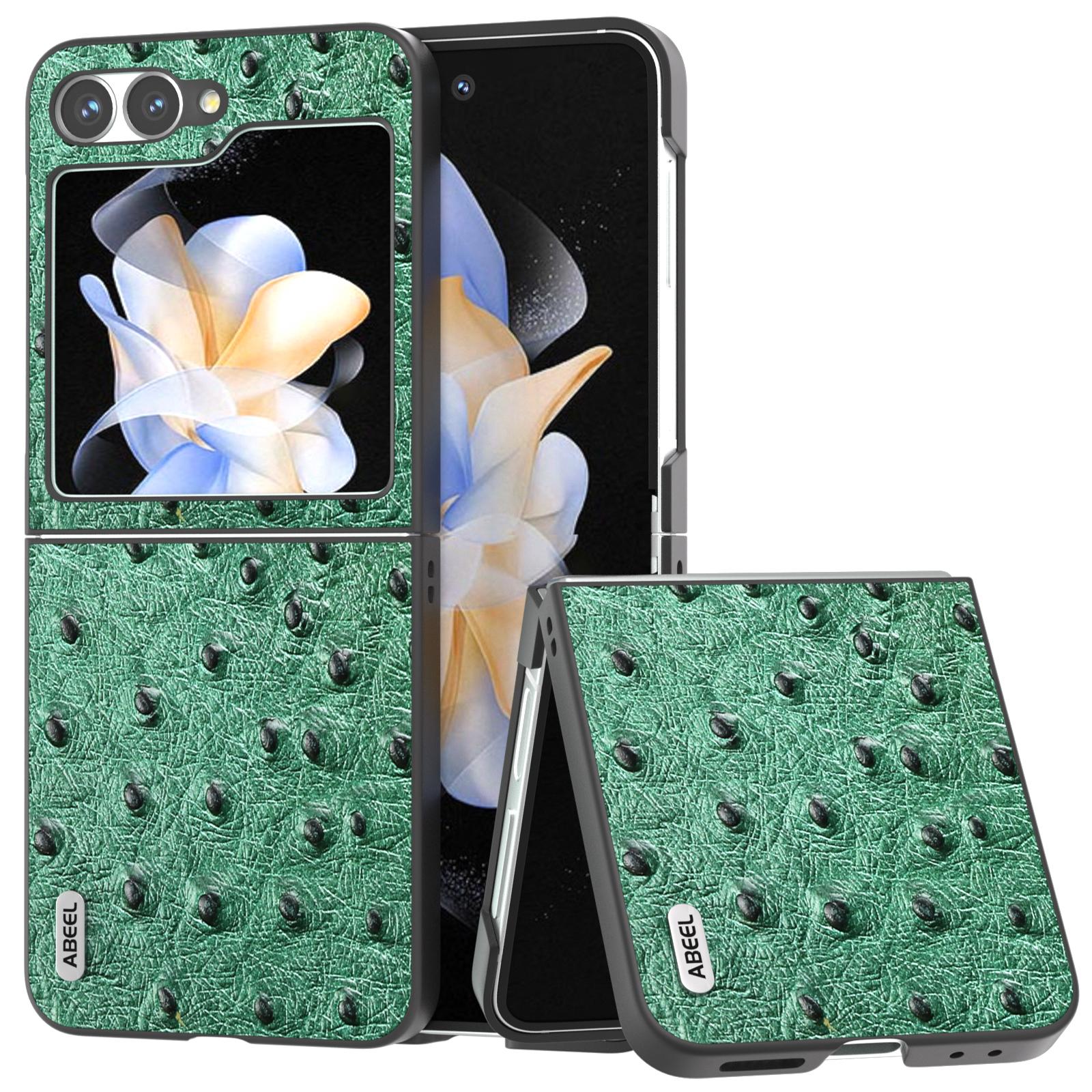 For Samsung Galaxy Z Flip7 FE 5G/Z Flip6 5G Case Ostrich Texture Genuine Cow Leather Back Cover Green
For Samsung Galaxy Z Flip7 FE 5G/Z Flip6 5G Case Ostrich Texture Genuine Cow Leather Back Cover Green