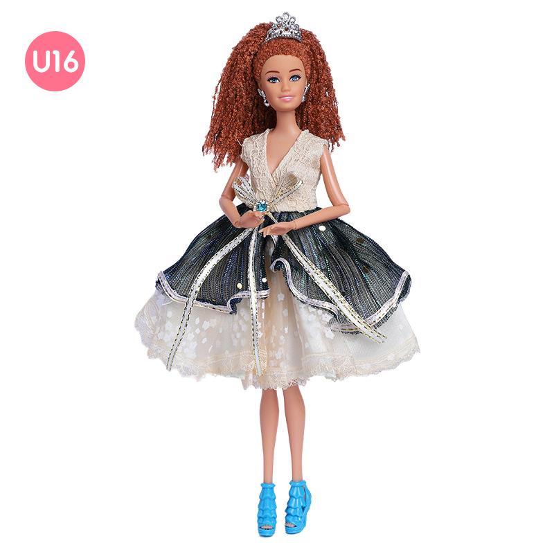 Кукла Барби 30 см с грязными косичками, европейская и американская личность, многосуставной подвижный целый комплект упакованной кукольной кружевной одежды U16
Кукла Барби 30 см с грязными косичками, европейская и американская личность, многосуставной подвижный целый комплект упакованной кукольной кружевной одежды U16