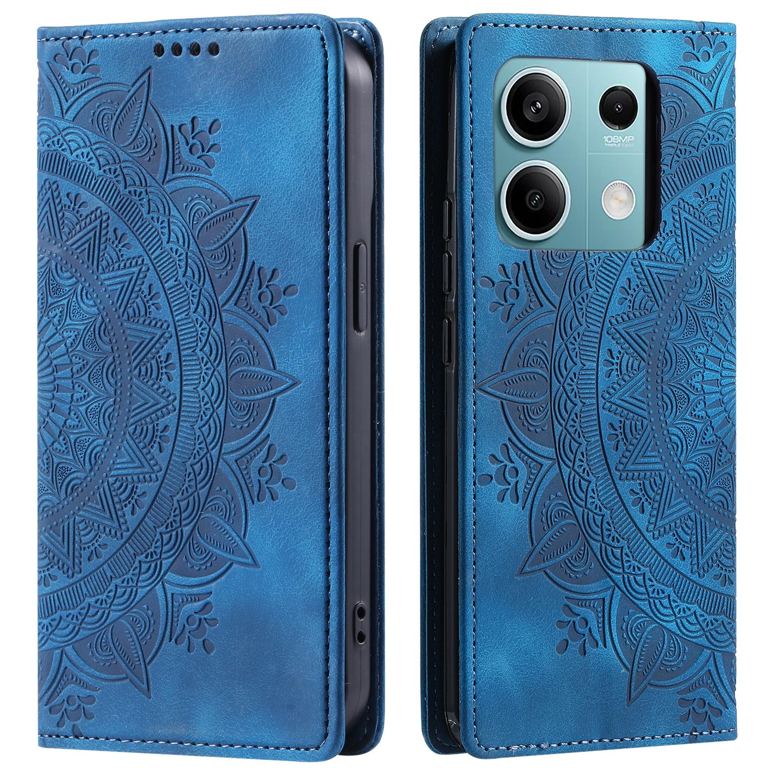 Для Xiaomi Redmi Note 13 5G кожаный чехол с принтом Мандала-кошелек для телефона Blue
Для Xiaomi Redmi Note 13 5G кожаный чехол с принтом Мандала-кошелек для телефона Blue