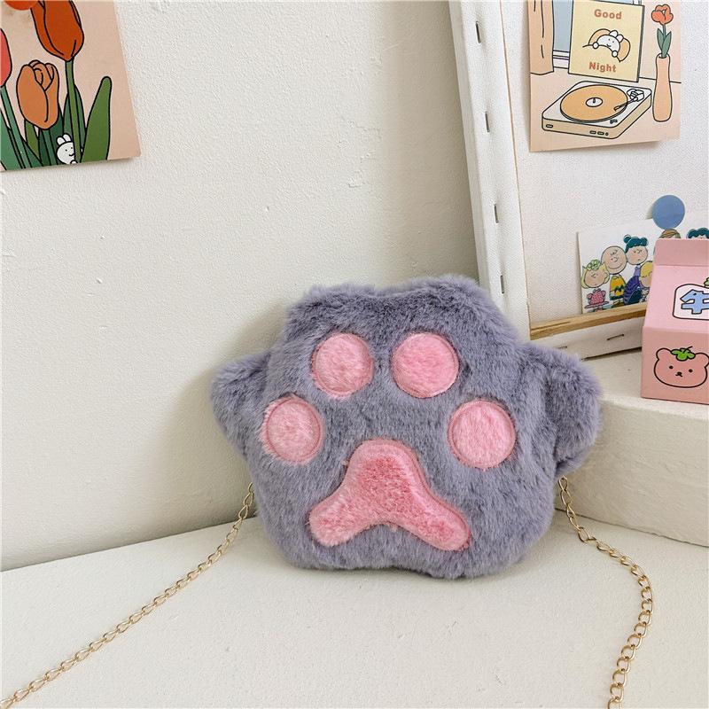 Модна дитяча плюшева сумка, нова творча мила ведмежа лапа, коса сумка на плече, проста сумка для дівчинки на ланцюжку
Модна дитяча плюшева сумка, нова творча мила ведмежа лапа, коса сумка на плече, проста сумка для дівчинки на ланцюжку