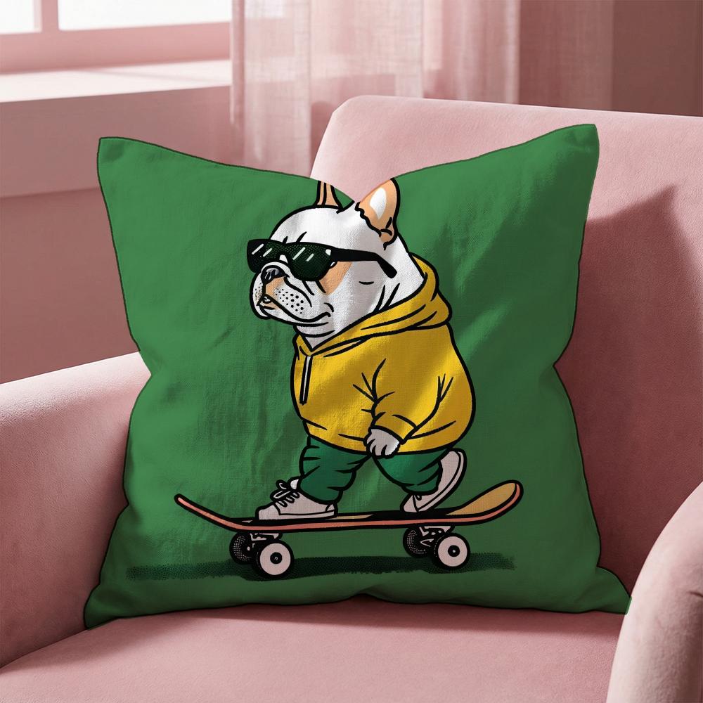 F-French Bulldog PET Cushion Cover Multi-Scene Pillow Cover for Home & Car - Reversible, Soft & Durable for Daily Use 30cmx30cm
F-French Bulldog PET Cushion Cover Multi-Scene Pillow Cover for Home & Car - Reversible, Soft & Durable for Daily Use 30cmx30cm