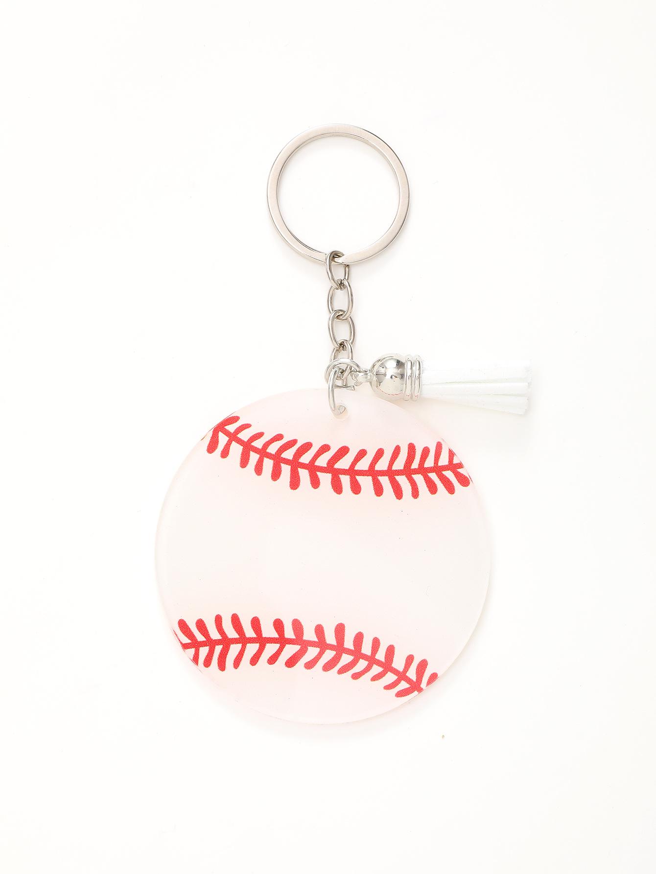 Acrylic Baseball Keychain with Tassel - Women s Sports Style Bag & Car Pendant
Acrylic Baseball Keychain with Tassel - Women s Sports Style Bag & Car Pendant
