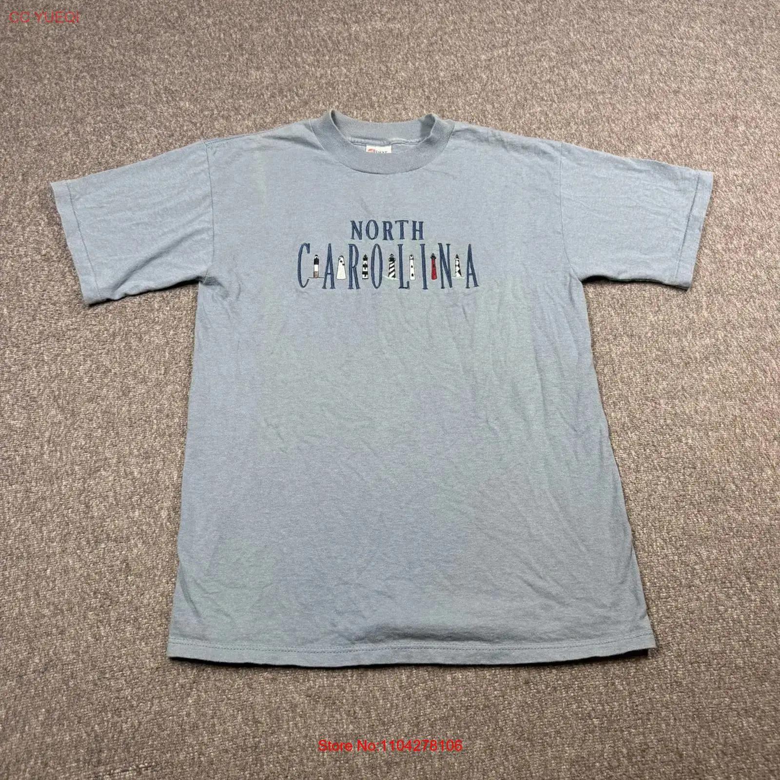 Vintage North Carolina T Shirt Mens Medium Lighthouse Made USA 90s vintage Washed Top For Everyday Wear homme designer clothes 5XL різнокольоровий
Vintage North Carolina T Shirt Mens Medium Lighthouse Made USA 90s vintage Washed Top For Everyday Wear homme designer clothes 5XL різнокольоровий