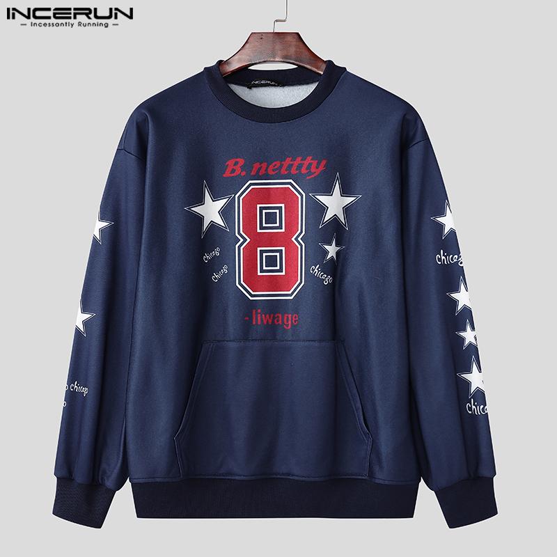 INCERUN Men O Neck Long Sleeve Letter Print Casual Oversized Pullovers Sweatshirts S чёрный
INCERUN Men O Neck Long Sleeve Letter Print Casual Oversized Pullovers Sweatshirts S чёрный