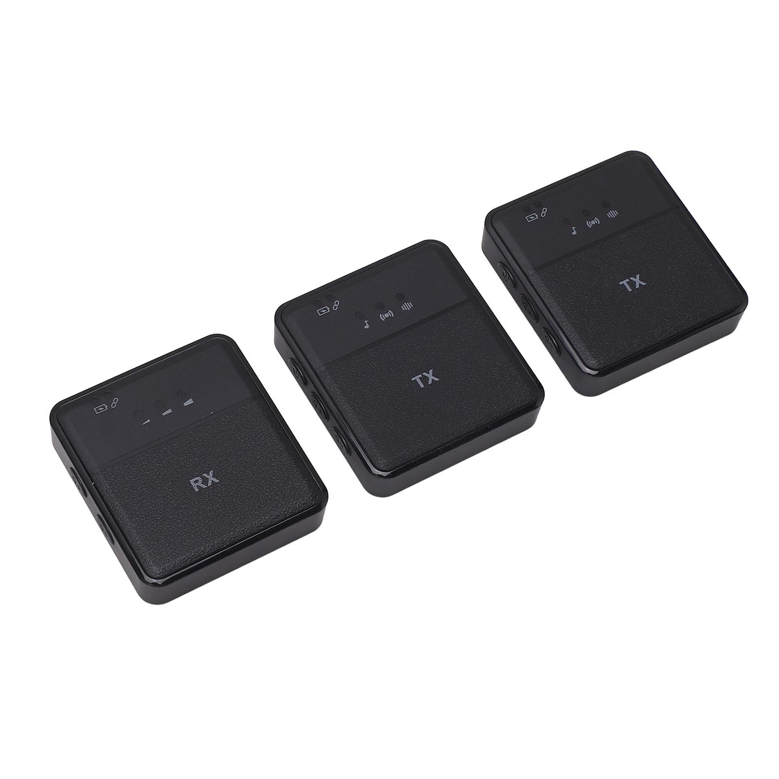 Wireless Lavalier Microphone Mini Clip On Mic with Reverb and Real Time Monitoring for Interview Live Streaming
Wireless Lavalier Microphone Mini Clip On Mic with Reverb and Real Time Monitoring for Interview Live Streaming