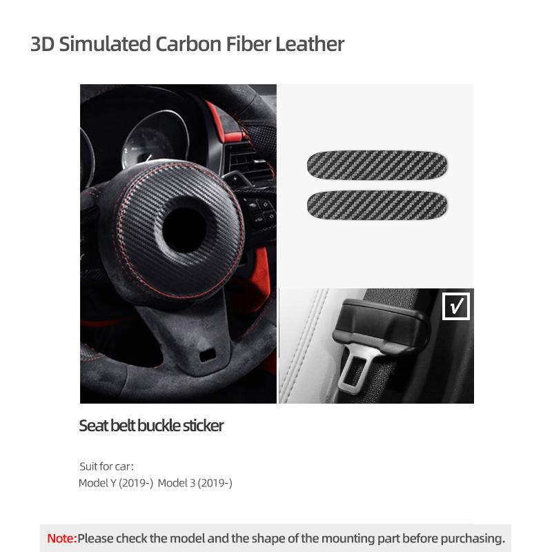 For Tesla 2019- Model 3 Highland Model Y Juniper Made of Alcantara Seat Safety Belt Buckle Trim Sticker Car Interior Accessories
For Tesla 2019- Model 3 Highland Model Y Juniper Made of Alcantara Seat Safety Belt Buckle Trim Sticker Car Interior Accessories