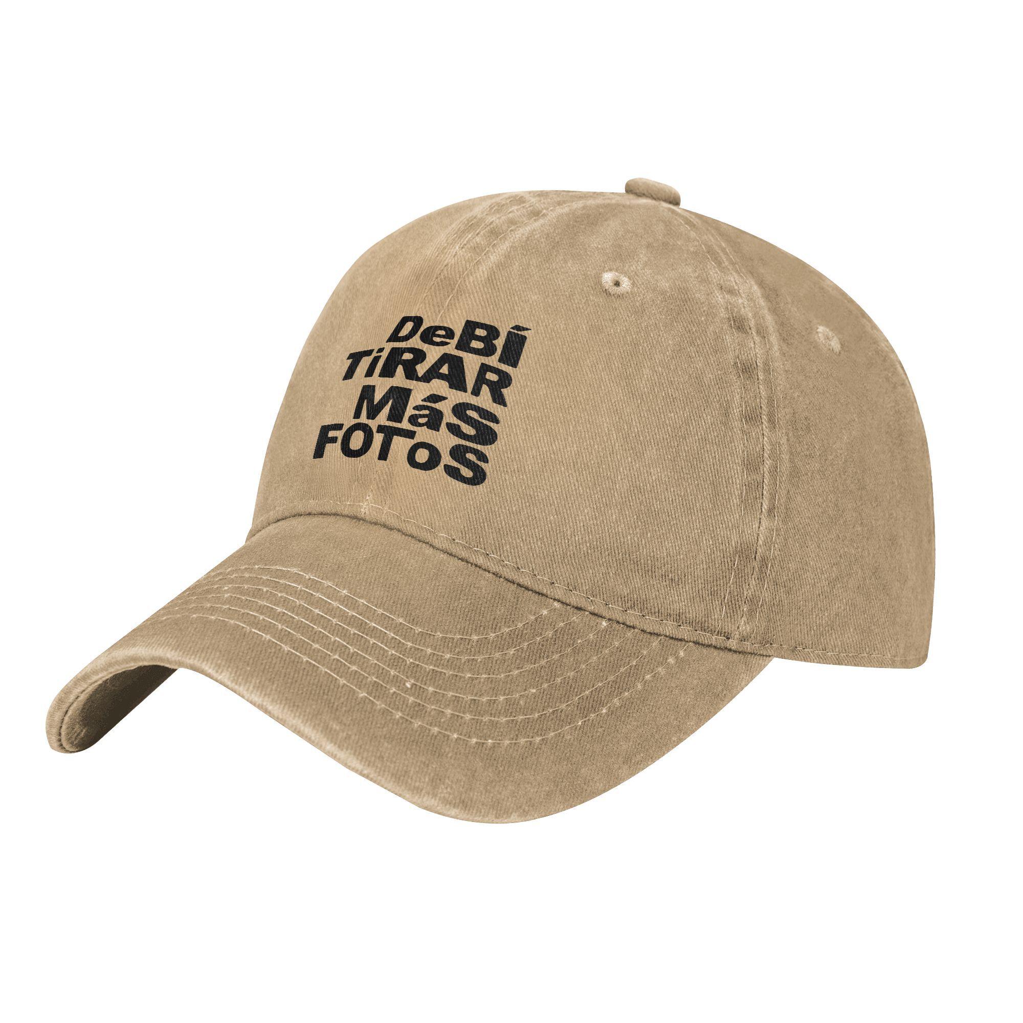 Vintage DTMF With Bear Cartoon Debi Tirar Mas Fotos Baseball Cap for Men Women Washed Headwear Bad Bunny Outdoor Cap
Vintage DTMF With Bear Cartoon Debi Tirar Mas Fotos Baseball Cap for Men Women Washed Headwear Bad Bunny Outdoor Cap