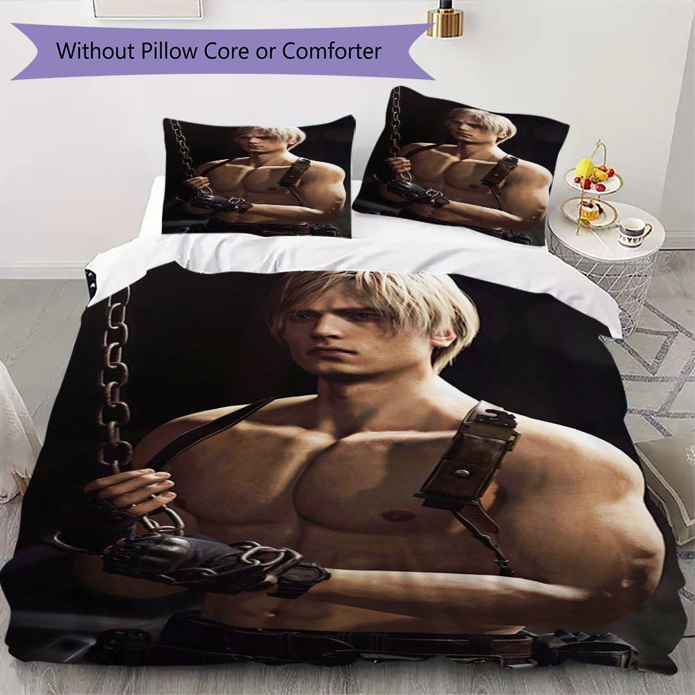 Resident Evil Pattern Bedding uilt Set uilt Cover Pillowcase Home Decoration Birthday Gift (1 * duvet cover + 2 * pillowcase without core) 135x200cm
Resident Evil Pattern Bedding uilt Set uilt Cover Pillowcase Home Decoration Birthday Gift (1 * duvet cover + 2 * pillowcase without core) 135x200cm