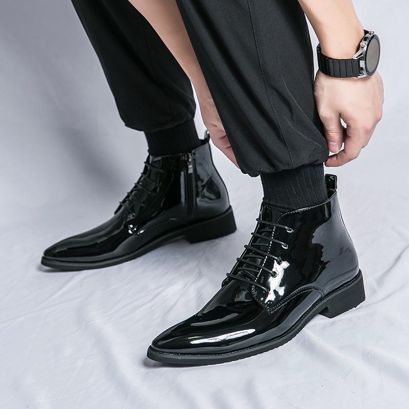 47 large size men s shoes autumn and winter new casual leather shoes fashionable high-top pointed leather shoes trendy retro leather boots 38
47 large size men s shoes autumn and winter new casual leather shoes fashionable high-top pointed leather shoes trendy retro leather boots 38