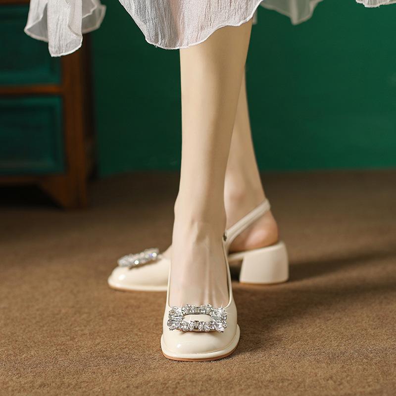 Coarse heel single shoes Baotou empty sandals simple commuting high heel single shoes women s rhinestone shoes 40 абрикосовий
Coarse heel single shoes Baotou empty sandals simple commuting high heel single shoes women s rhinestone shoes 40 абрикосовий