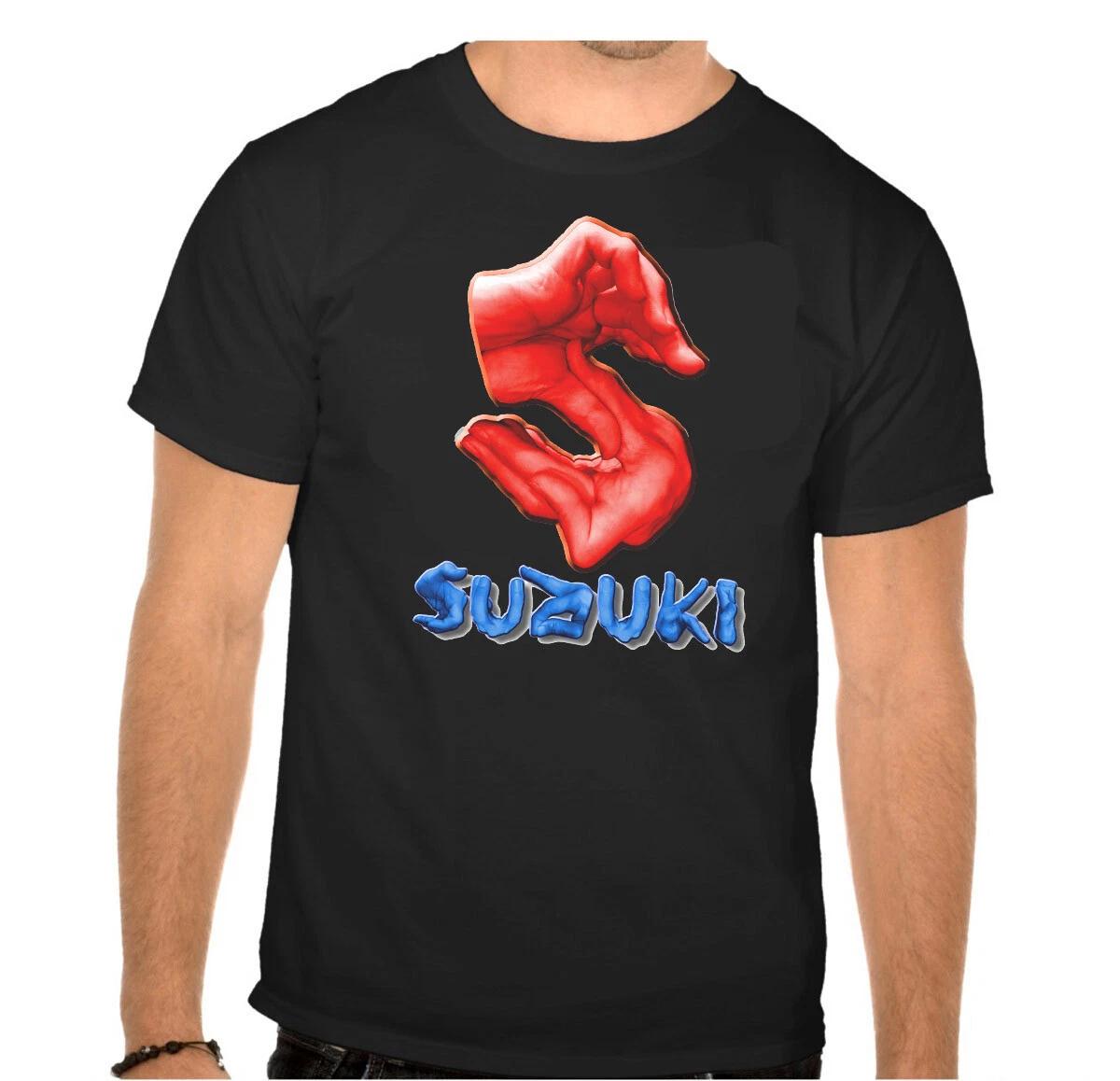 Suzuki car logo finger picture. Black T SHIRT -862- S
Suzuki car logo finger picture. Black T SHIRT -862- S