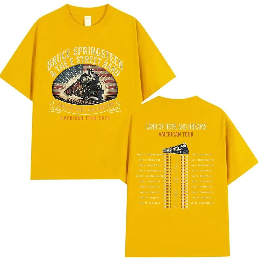 Bruce Springsteen Land of Hope Dreams Tour 2026 Merch T Shirt Unisex Fashion Cotton Short Sleeve T-shirt Hip Hop Clothing Tshirts M
Bruce Springsteen Land of Hope Dreams Tour 2026 Merch T Shirt Unisex Fashion Cotton Short Sleeve T-shirt Hip Hop Clothing Tshirts M