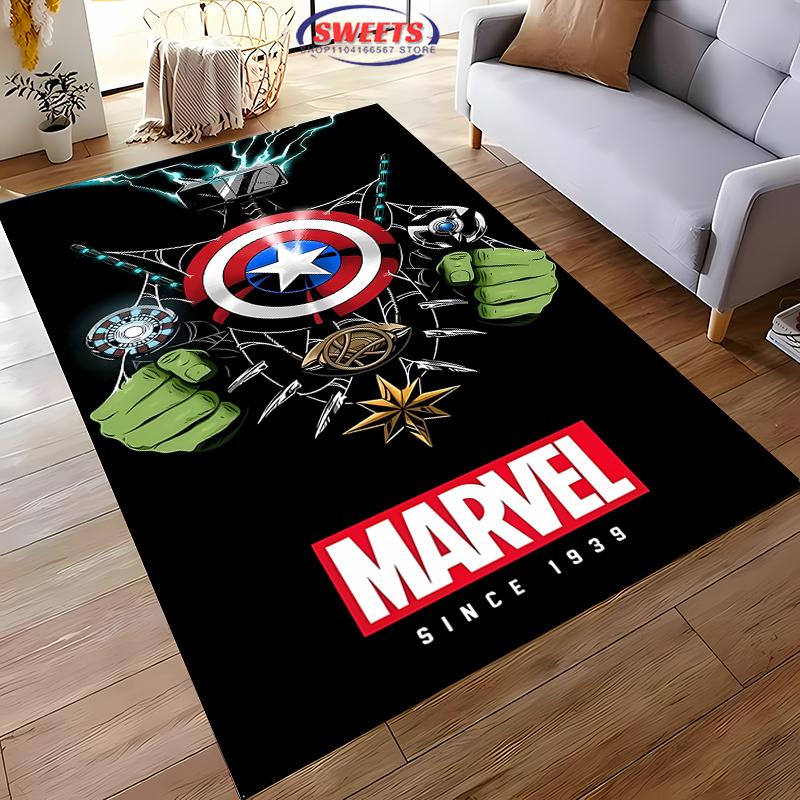 №2 Килим Marvel Месники Нові полиці! Вітальня Спальня Офісна зона Дитяча кімната на вибір,Нековзний Килимок, який можна прати в машині 100x150cm
№2 Килим Marvel Месники Нові полиці! Вітальня Спальня Офісна зона Дитяча кімната на вибір,Нековзний Килимок, який можна прати в машині 100x150cm