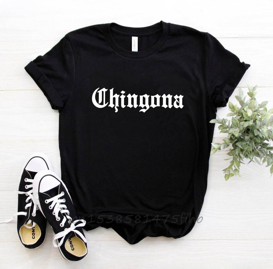 Chingona Letters Mexico Latina Women Tshirt No Fade Premium T Shirt For Lady Girl Woman T-Shirts Graphic Top Tee Customize Ins 3XL чорний
Chingona Letters Mexico Latina Women Tshirt No Fade Premium T Shirt For Lady Girl Woman T-Shirts Graphic Top Tee Customize Ins 3XL чорний