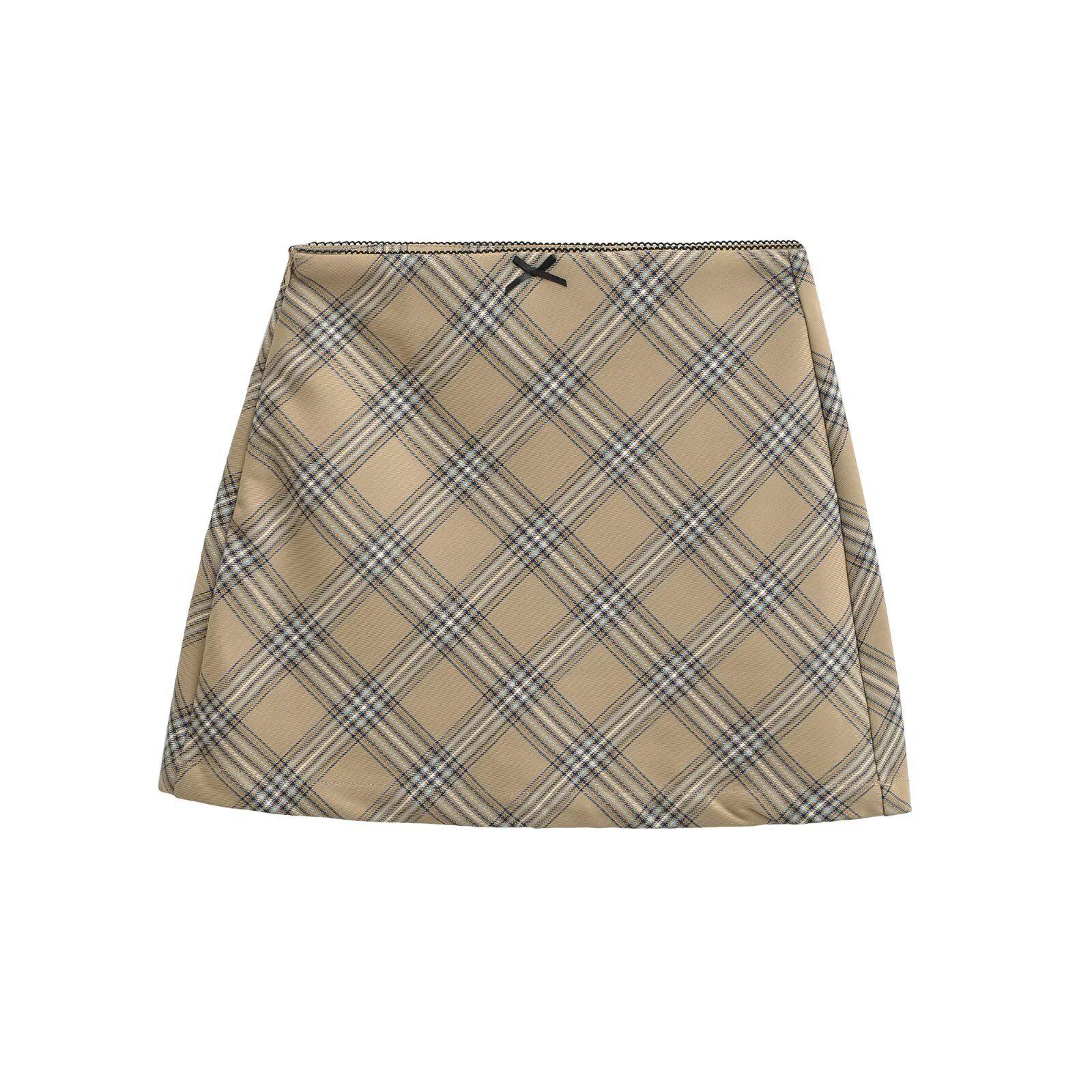 Spring Aristocratic Tartan Plaid Skirt with Safety Shorts - Retro British Style, Bowknot Accent, Hip-Hugging, Versatile Women s Short Skirt. Medium
Spring Aristocratic Tartan Plaid Skirt with Safety Shorts - Retro British Style, Bowknot Accent, Hip-Hugging, Versatile Women s Short Skirt. Medium