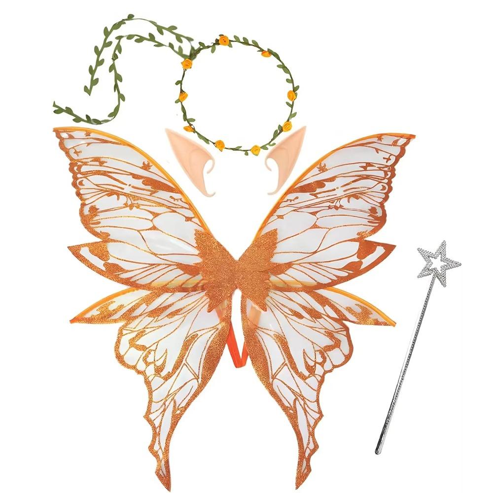 Креативный костюм феи, набор крыльев, легкий набор крыльев для переодевания, костюм крыльев эльфа, сценическое выступление оранжевый
Креативный костюм феи, набор крыльев, легкий набор крыльев для переодевания, костюм крыльев эльфа, сценическое выступление оранжевый