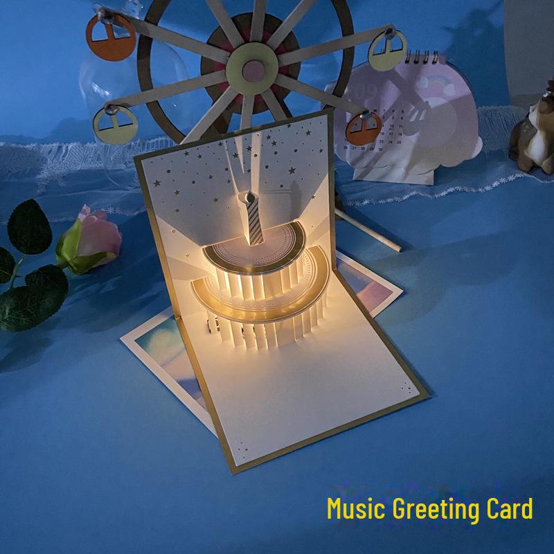 3D-открытка на день рождения с музыкой для торта и фотопечатью
3D-открытка на день рождения с музыкой для торта и фотопечатью