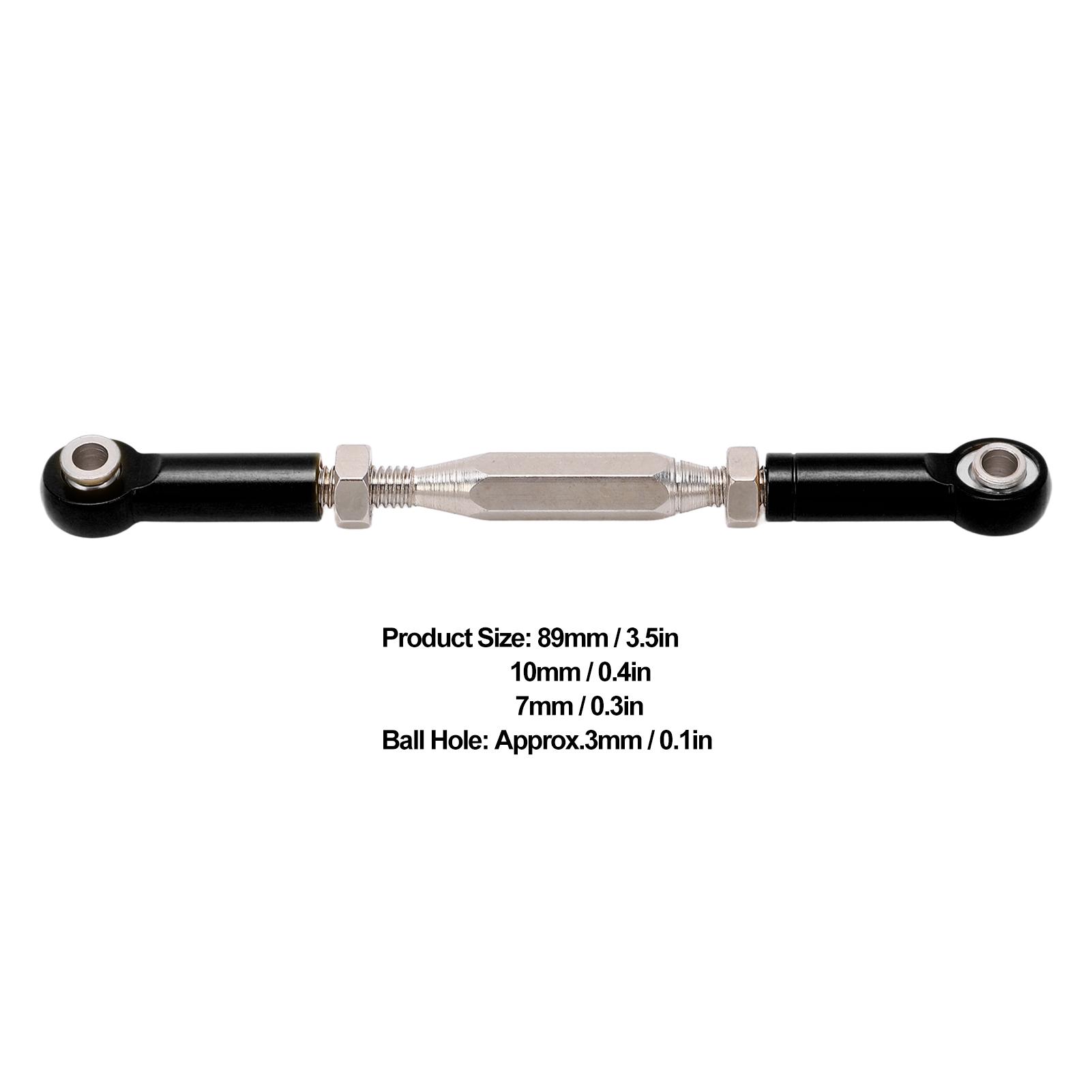 RC Servo Link Pull Rod Metal Steering Tie Rod for JLB 1Celsius10 RC Truck Cars
RC Servo Link Pull Rod Metal Steering Tie Rod for JLB 1Celsius10 RC Truck Cars
