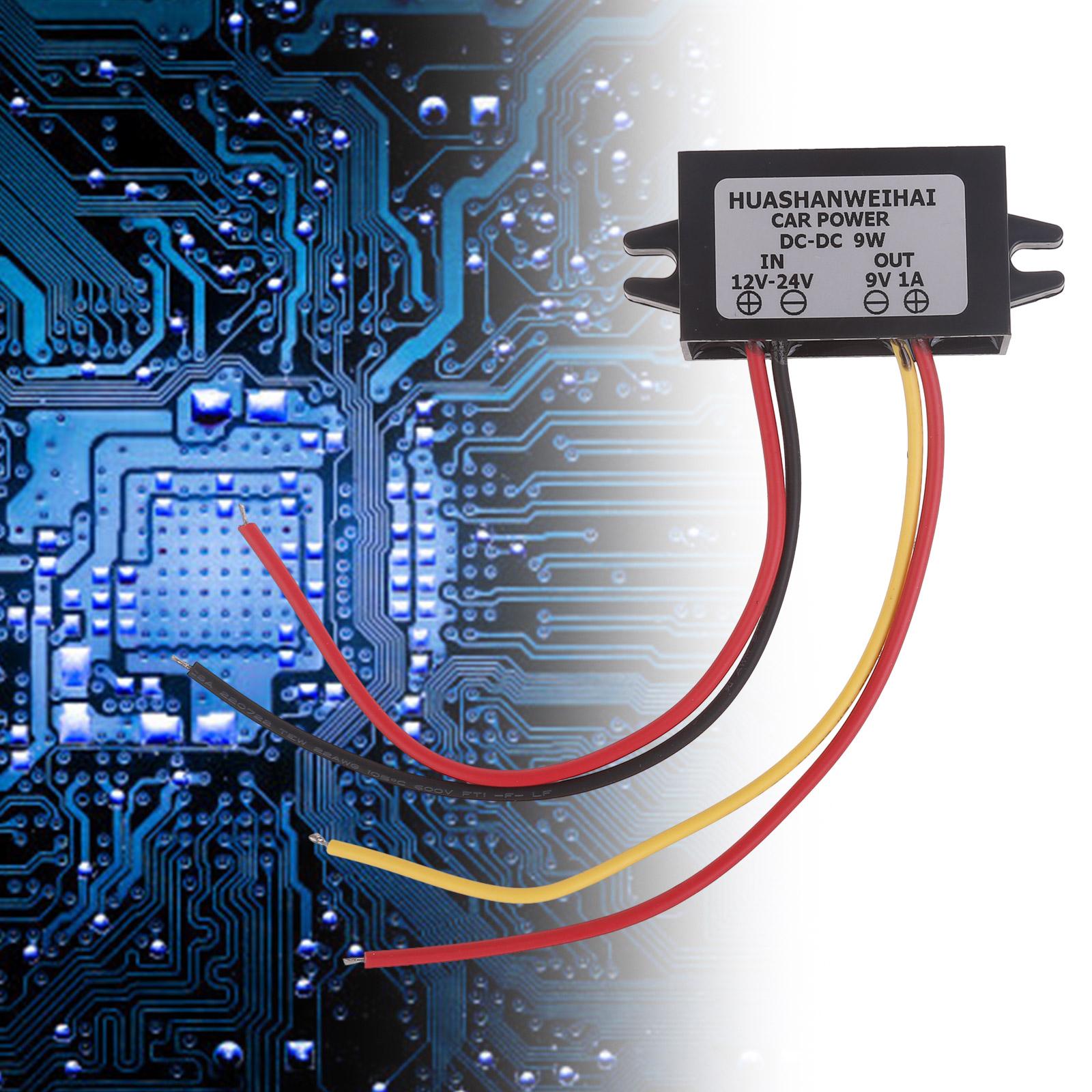 DC12-24V до 5/9V Модуль понижувального джерела живлення Ефективний адаптер живлення Перетворює напругу з 12V-24V на 5V1A або 9V1A 9V
DC12-24V до 5/9V Модуль понижувального джерела живлення Ефективний адаптер живлення Перетворює напругу з 12V-24V на 5V1A або 9V1A 9V