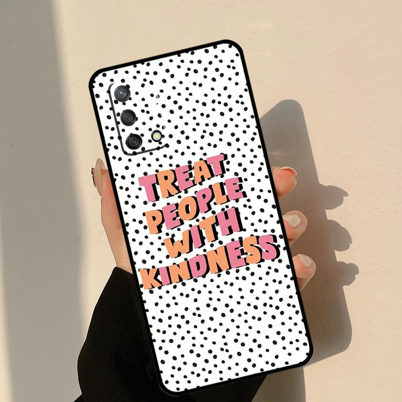 Относись к людям с добротой Чехол для Oppo A40 A60 A80 A18 A78 A98 A58 A38 A54 A74 A94 A96 A76 A16 A15 A17 A57 A5 A6 Pro OPPO A15
Относись к людям с добротой Чехол для Oppo A40 A60 A80 A18 A78 A98 A58 A38 A54 A74 A94 A96 A76 A16 A15 A17 A57 A5 A6 Pro OPPO A15