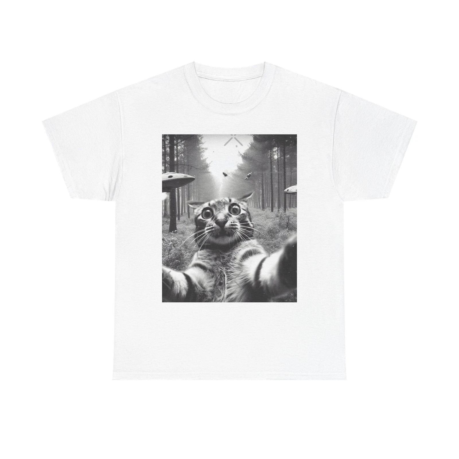 Funny Cat Alien Selfie Graphic T Shirt NEW Cotton Tee Gift 4XL
Funny Cat Alien Selfie Graphic T Shirt NEW Cotton Tee Gift 4XL