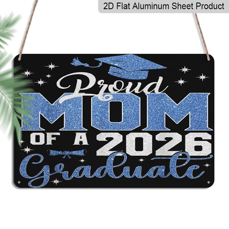 2D Flat, 1pc Proud Mom of A 2026 Graduate Aluminium Sign 8x12 Inch - Blue Grad Cap Design, Graduation Decor, Gift for Mom, Graduation Party Wall 20*30cm
2D Flat, 1pc Proud Mom of A 2026 Graduate Aluminium Sign 8x12 Inch - Blue Grad Cap Design, Graduation Decor, Gift for Mom, Graduation Party Wall 20*30cm