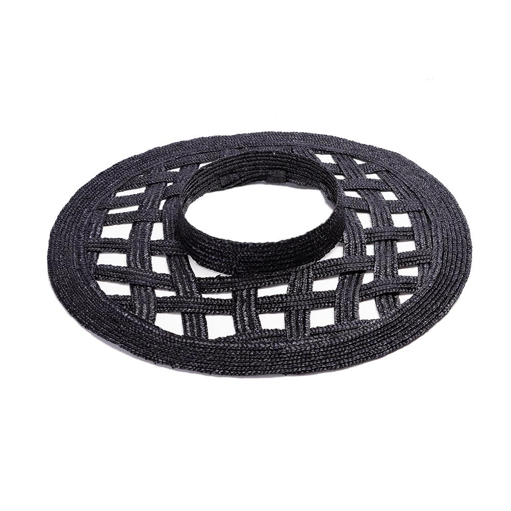 2022 hollow hand-woven large-brimmed straw straw hat outdoor beach travel style straw hat M 56-58cm чорний
2022 hollow hand-woven large-brimmed straw straw hat outdoor beach travel style straw hat M 56-58cm чорний