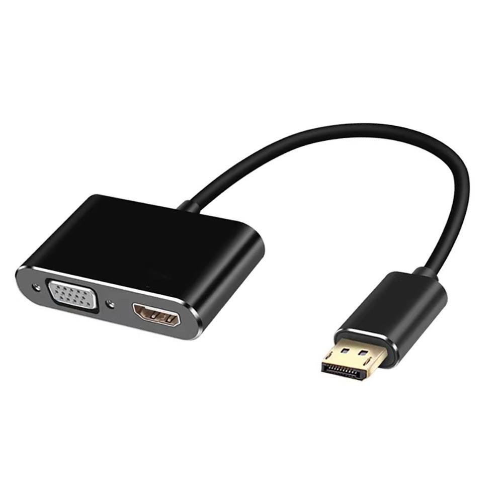 2-in-1 Aluminum DP to HDMI/VGA Docking Station for Laptops and Displays чорний
2-in-1 Aluminum DP to HDMI/VGA Docking Station for Laptops and Displays чорний
