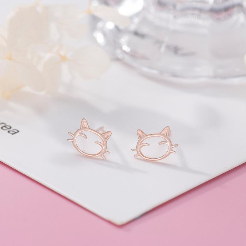 Серебро 925 пробы Милые серьги для кошек Серьги для девочек-кошек Сладкие креативные подарочные серьги
Серебро 925 пробы Милые серьги для кошек Серьги для девочек-кошек Сладкие креативные подарочные серьги