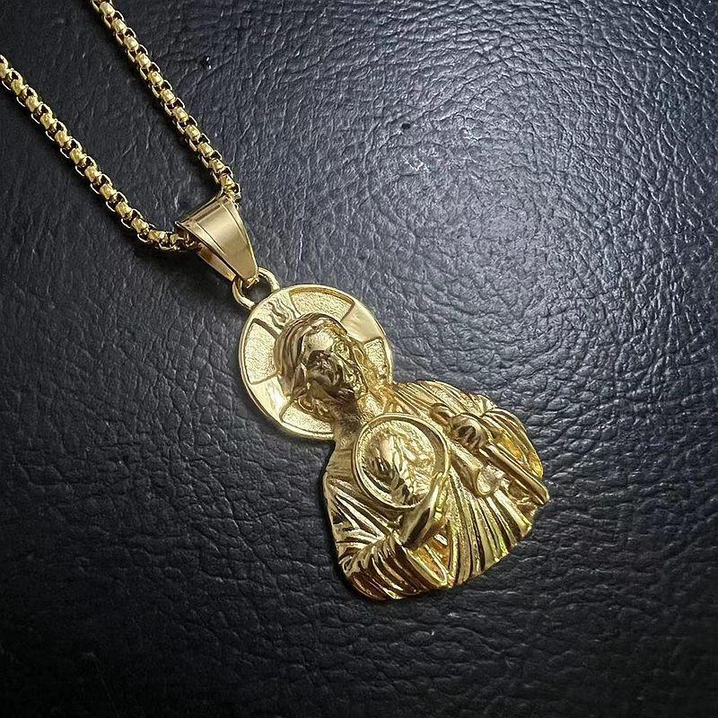 Saint Jude Bust Pendants Stainless Steel Men Hip Hop Personalized Fashion Necklaces Jewelry золотой
Saint Jude Bust Pendants Stainless Steel Men Hip Hop Personalized Fashion Necklaces Jewelry золотой